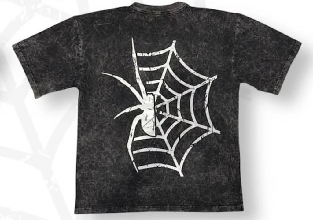 Playera ANYMORE Spider Web Skies Acid Wash