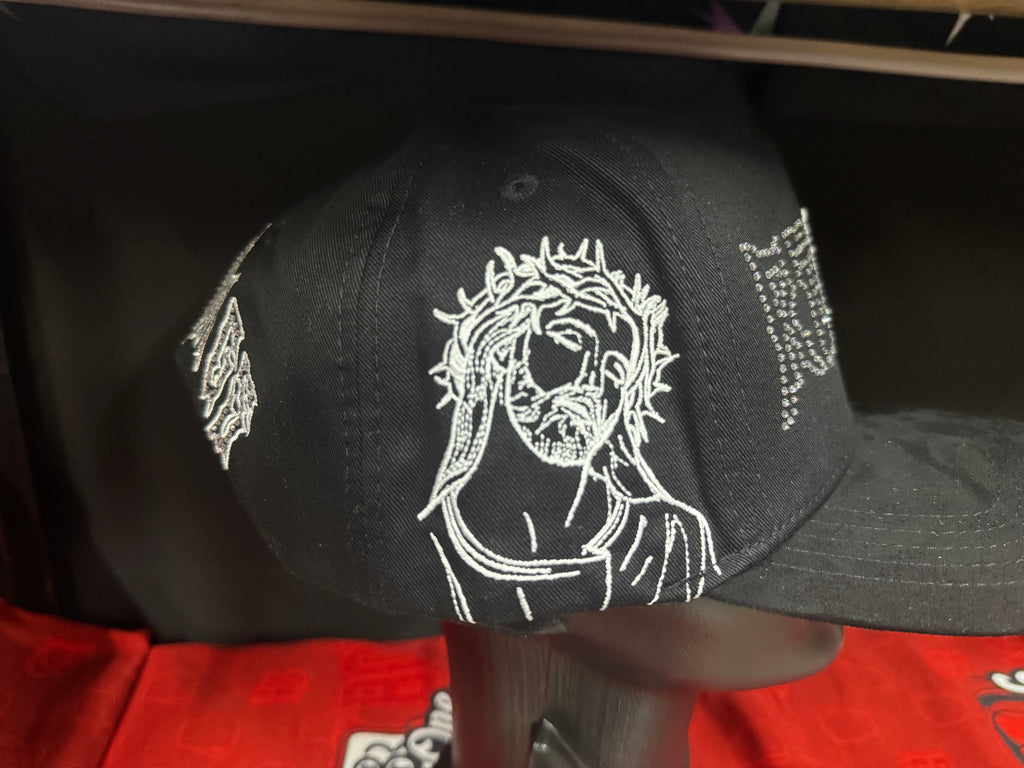 Gorra Rude Awakenings "Jesus Christ White Crystals" - Edición Especial