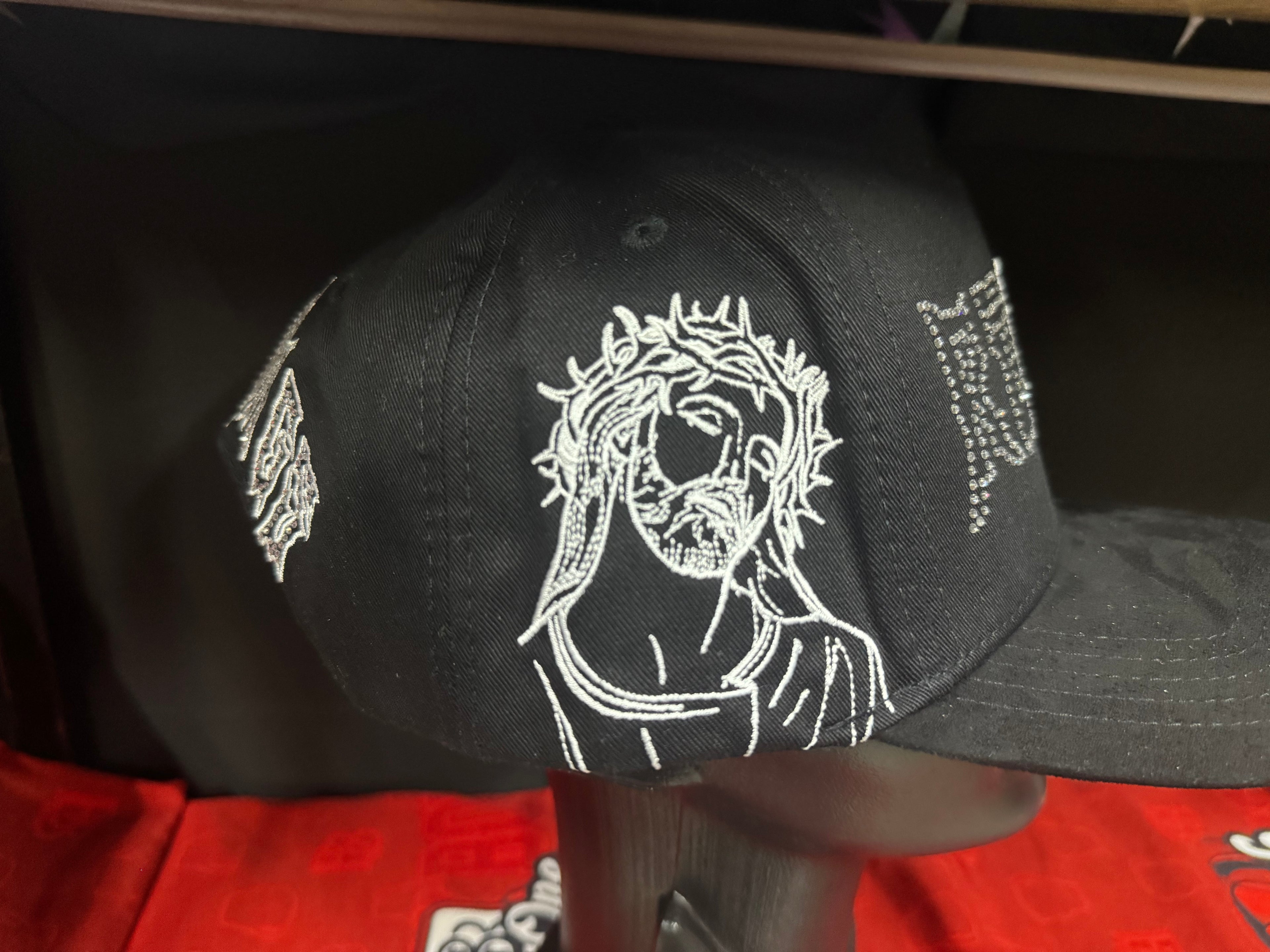 Gorra Rude Awakenings "Jesus Christ White Crystals" - Edición Especial