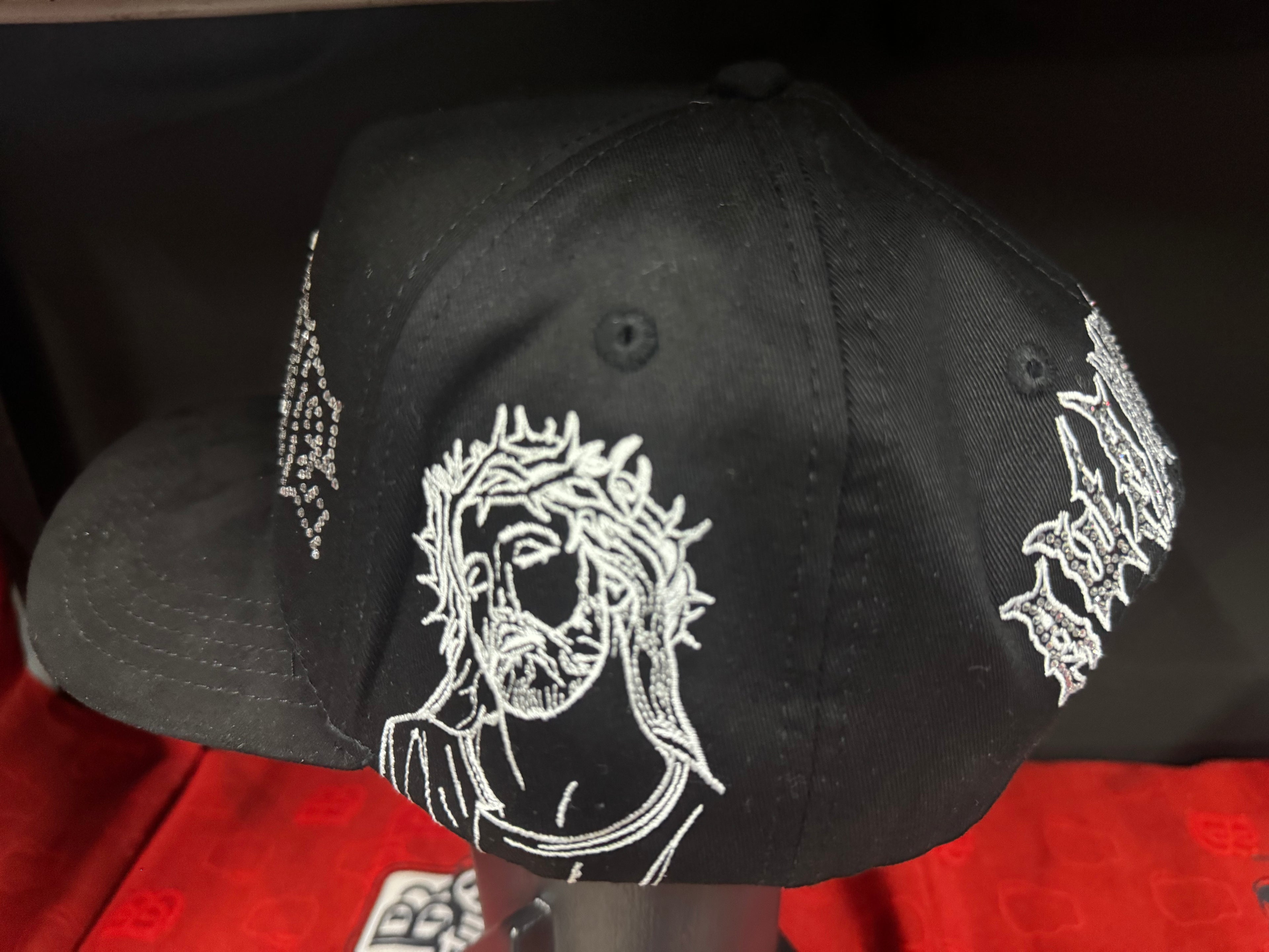 Gorra Rude Awakenings "Jesus Christ White Crystals" - Edición Especial