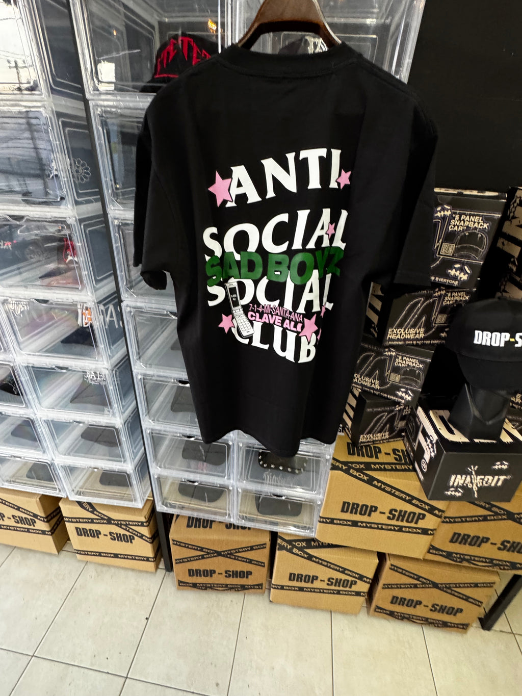 Playera Anti Social Social Club x Sad Boyz "Clave Ali" - Colaboración Exclusiva